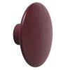Muuto DOTS Wieszak Drewniany L 17 cm Burgundowy